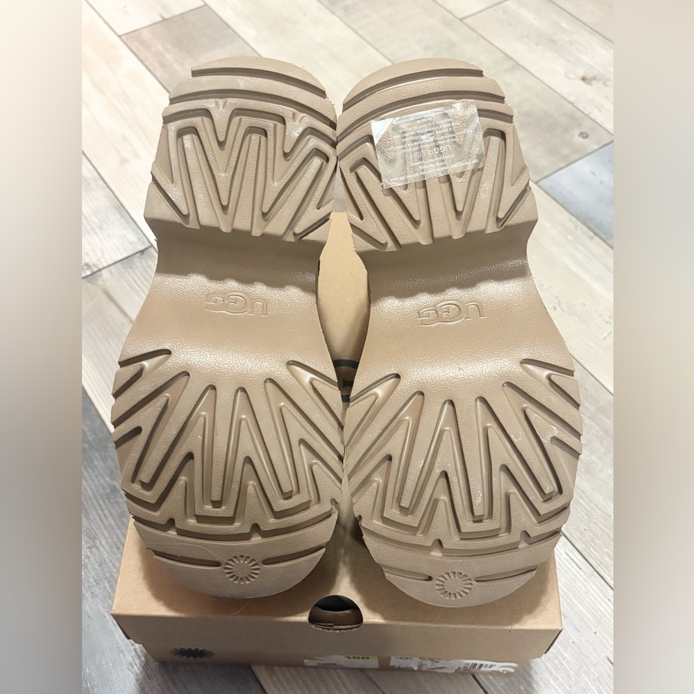 NWT UGG Classic Ultra Mini New Heights Boots Chestnut Platform Heel 9 BRAND NEW - Picture 5 of 11